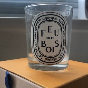Empty diptyque candle jar